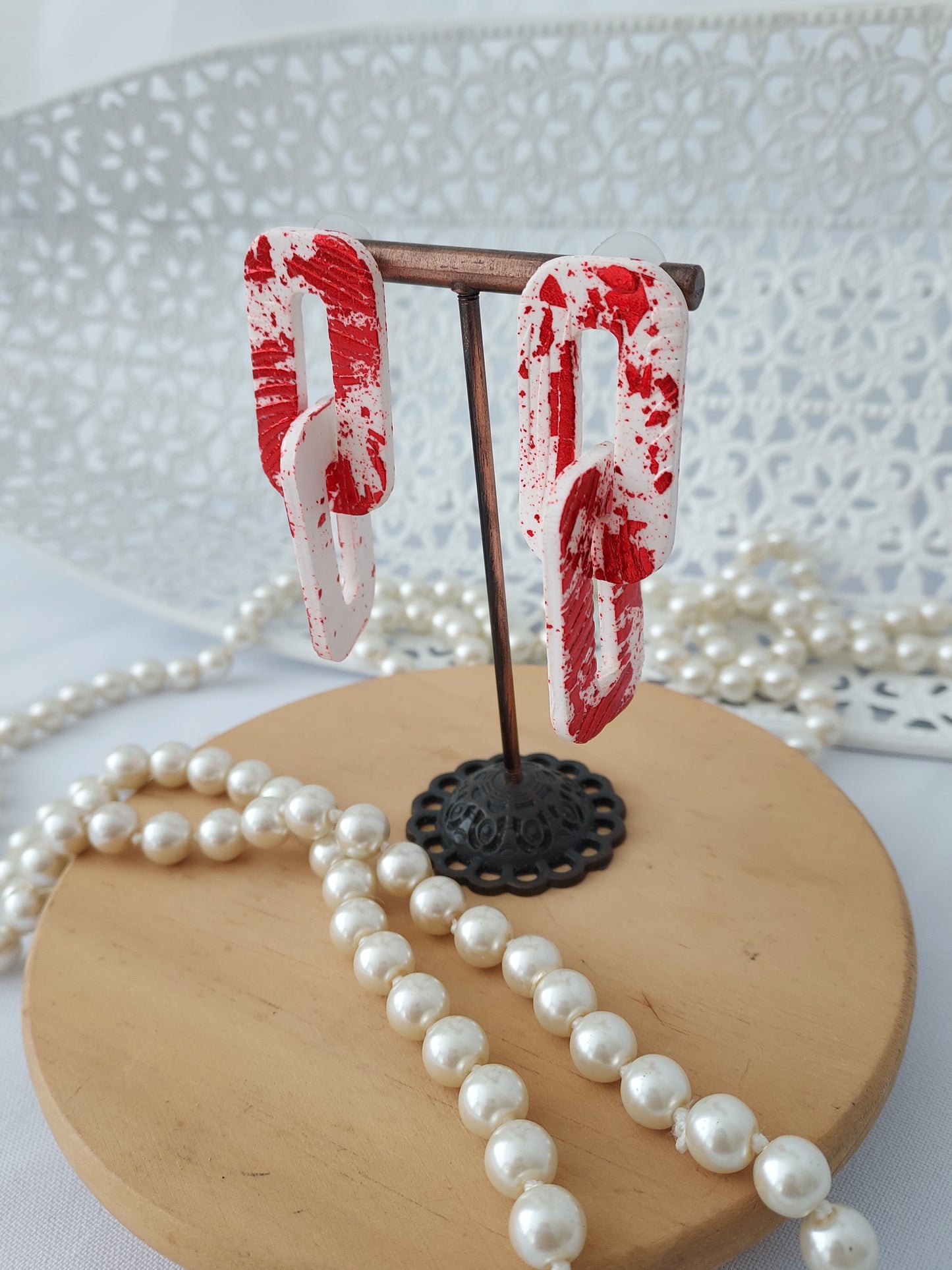 Chain me earrings