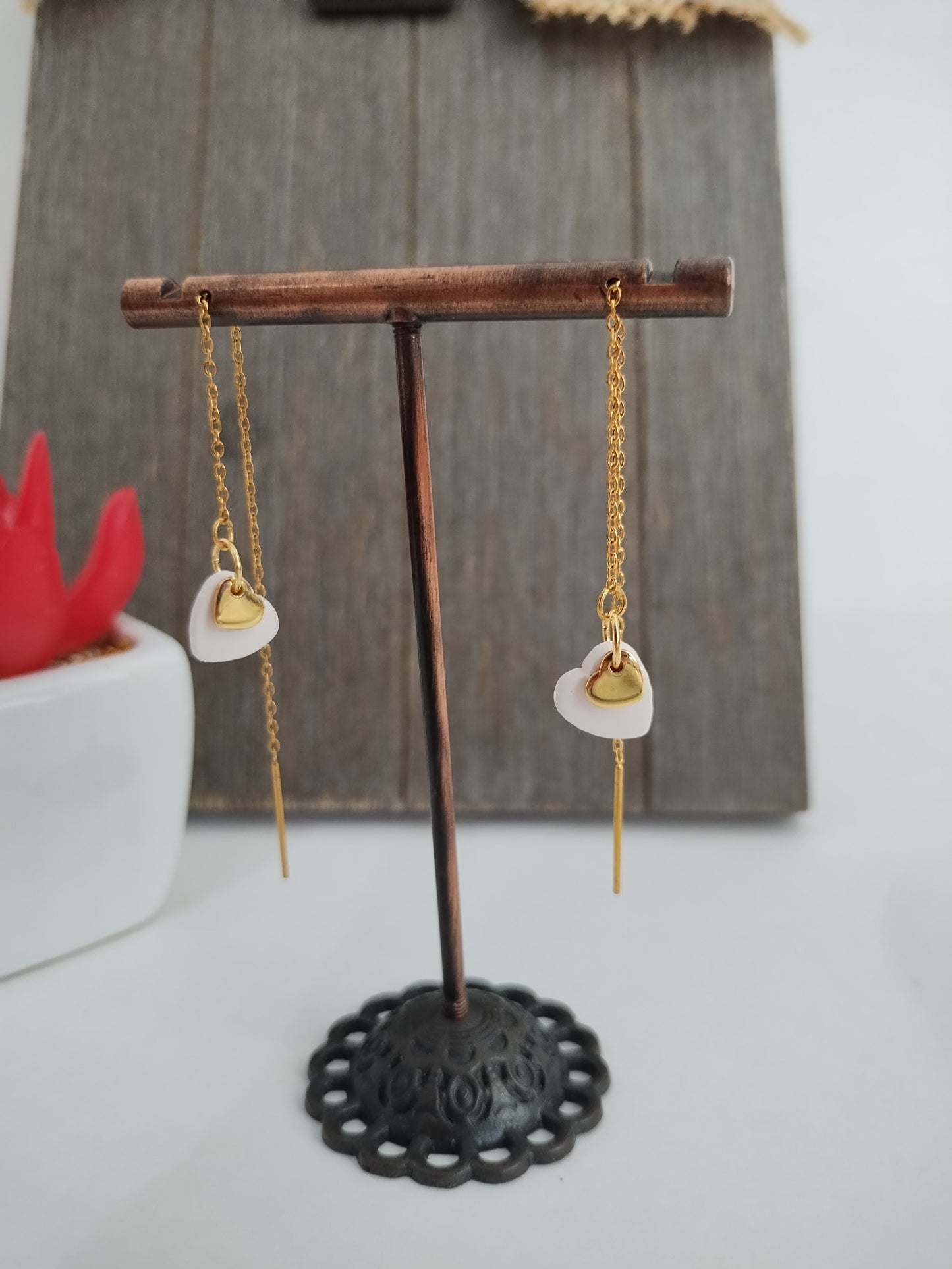 Heart dangles