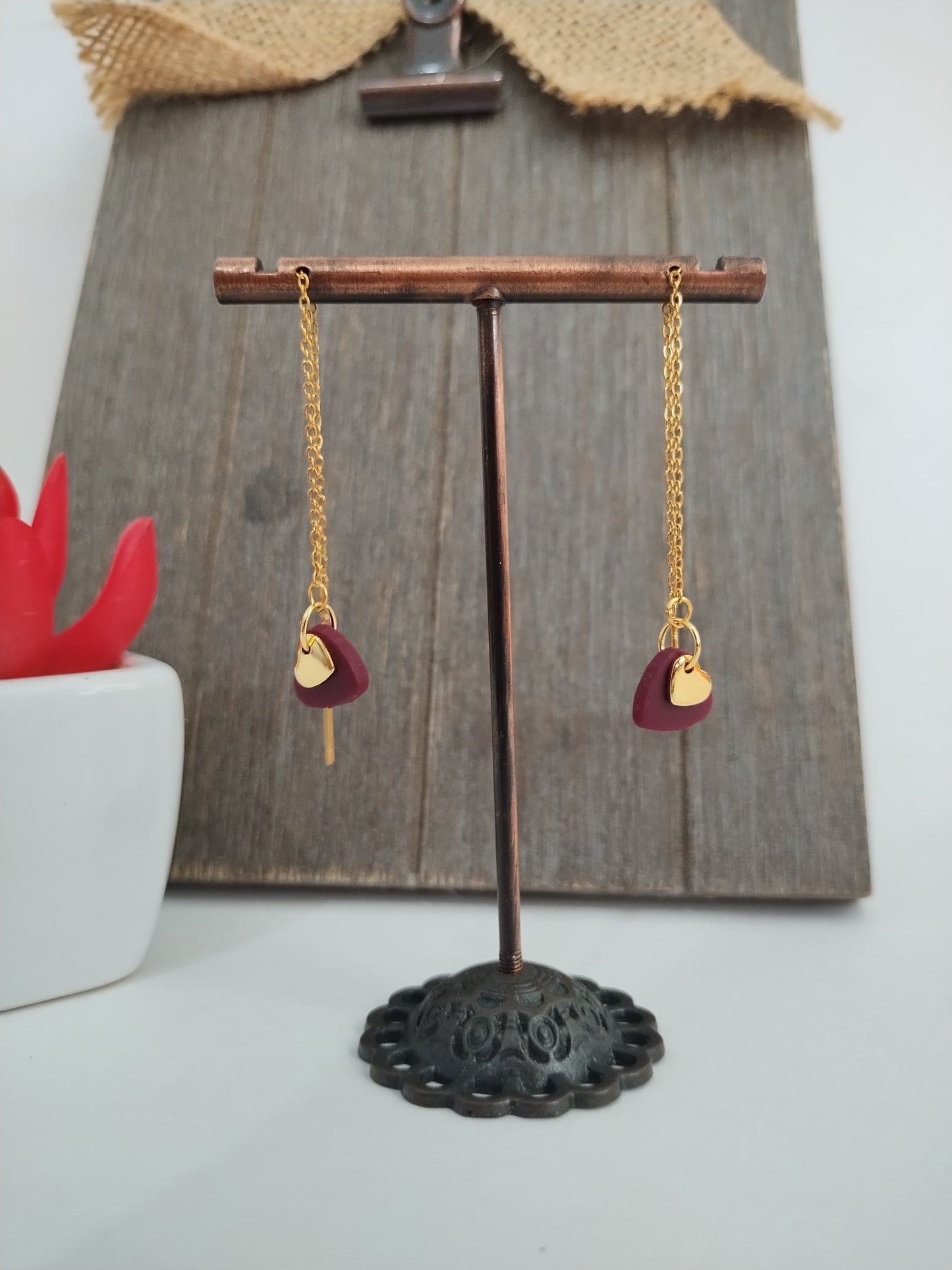 Heart dangles