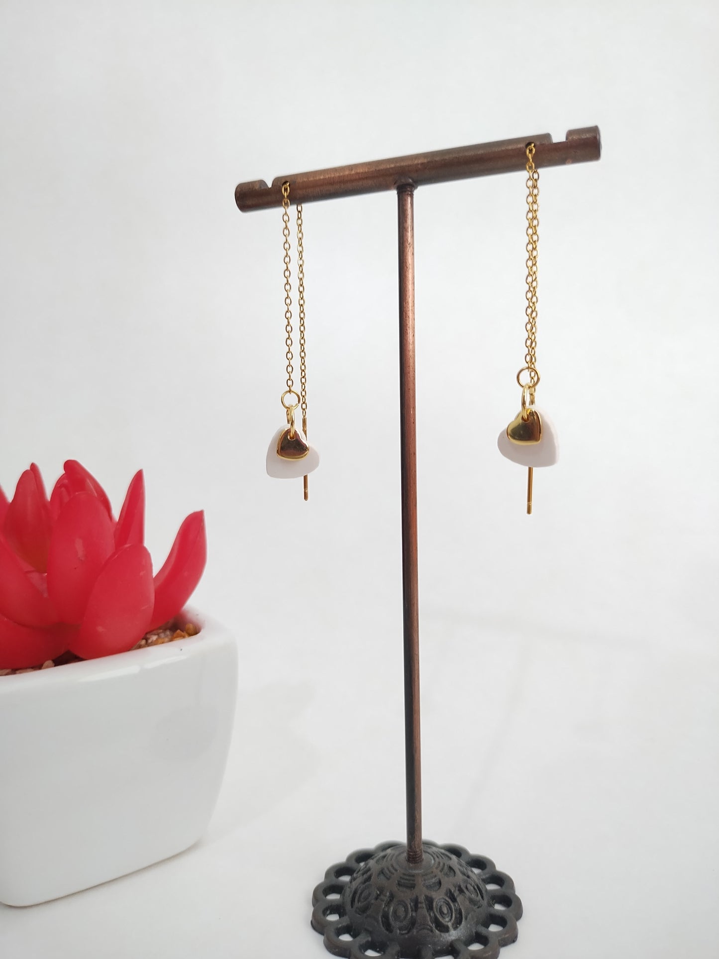 Heart dangles