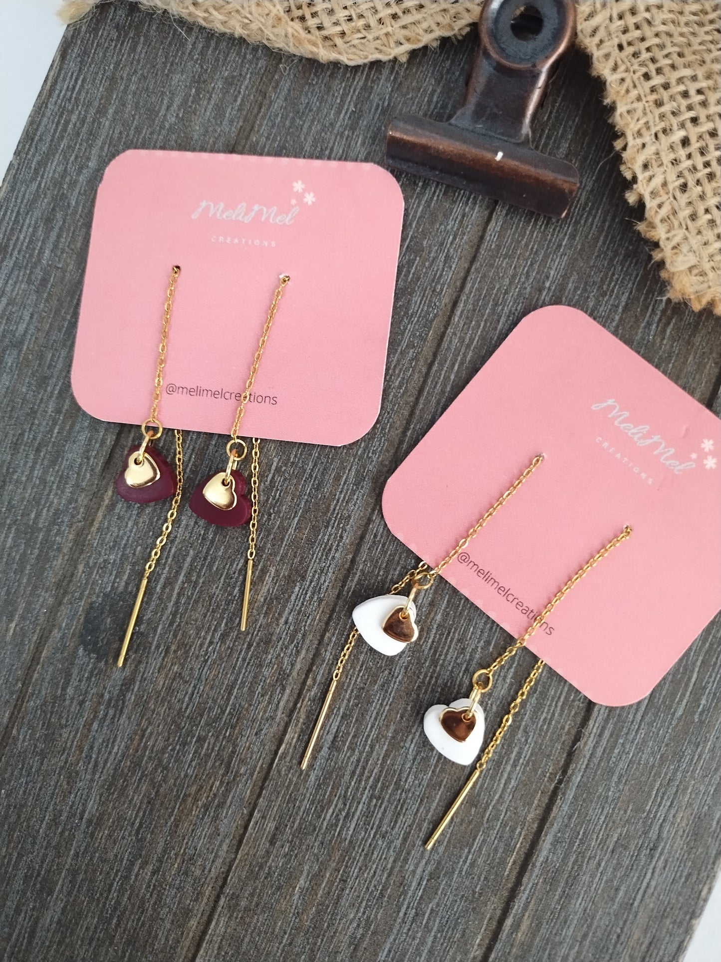 Heart dangles
