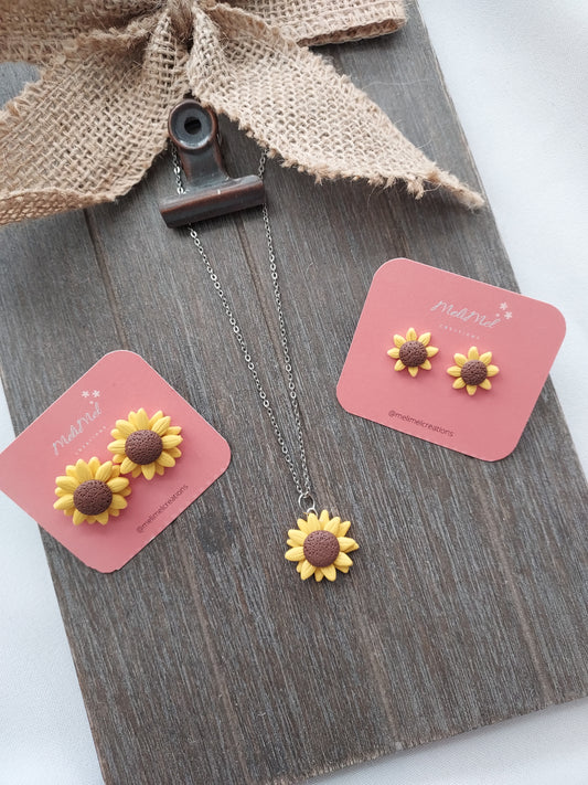 Girasol Stud or necklace set